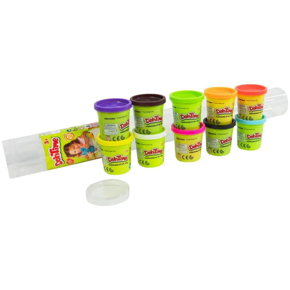 Dohtime Dough PVC Tube 60cm 10-Piece 3oz
