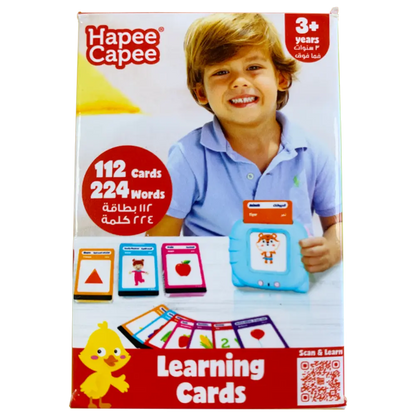 Hapee Capee Flash Learning Cards English/Arabic Battery Operated