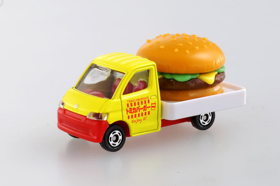 Tomica Toyota Town Ace Hamburger Car 1:64 Scale Die-Cast Toy Vehicle - Collectible Miniature Food Truck