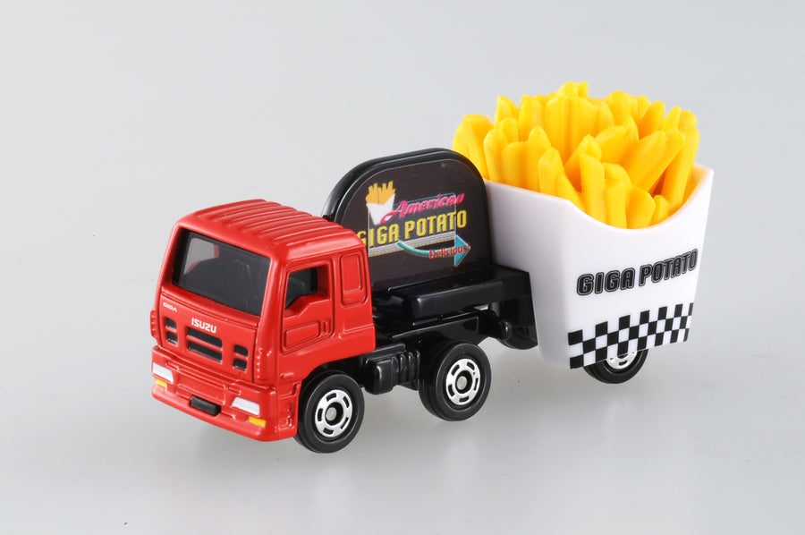 Tomica Isuzu Giga French Fries Truck 1:64 Scale Die-Cast Toy Vehicle - Collectible Miniature Truck