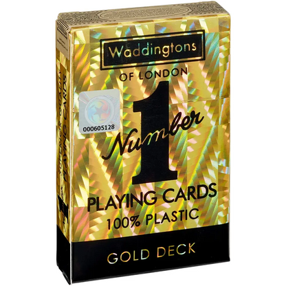 Waddington Number1 Playing Cards Gold