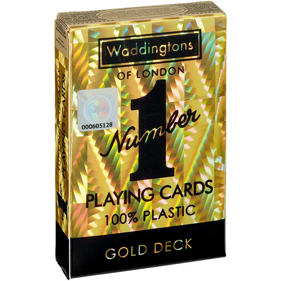 Waddington Number1 Playing Cards Gold