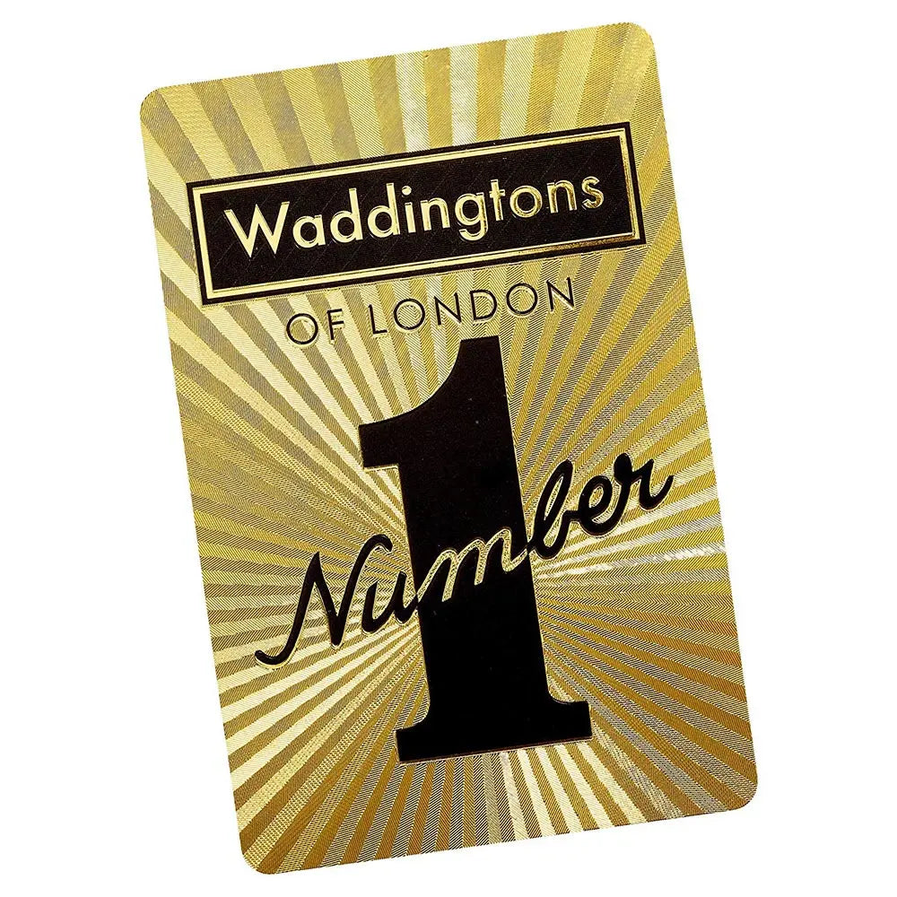 Waddington Number1 Playing Cards Gold