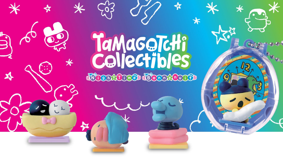 Tamagotchi Original Clip-On Case with Mini Figure 1-piece Assorted Design - Sold per piece (Selection is random and subject to availability)