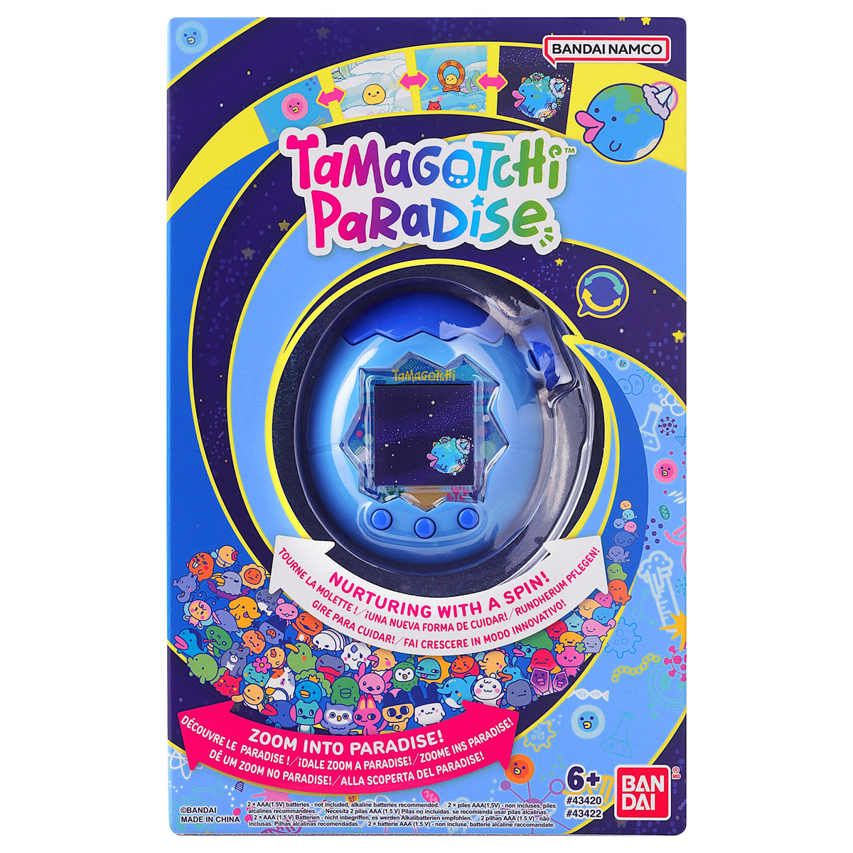 Tamagotchi Original Water Paradise Toys for Kids Battery-Operated