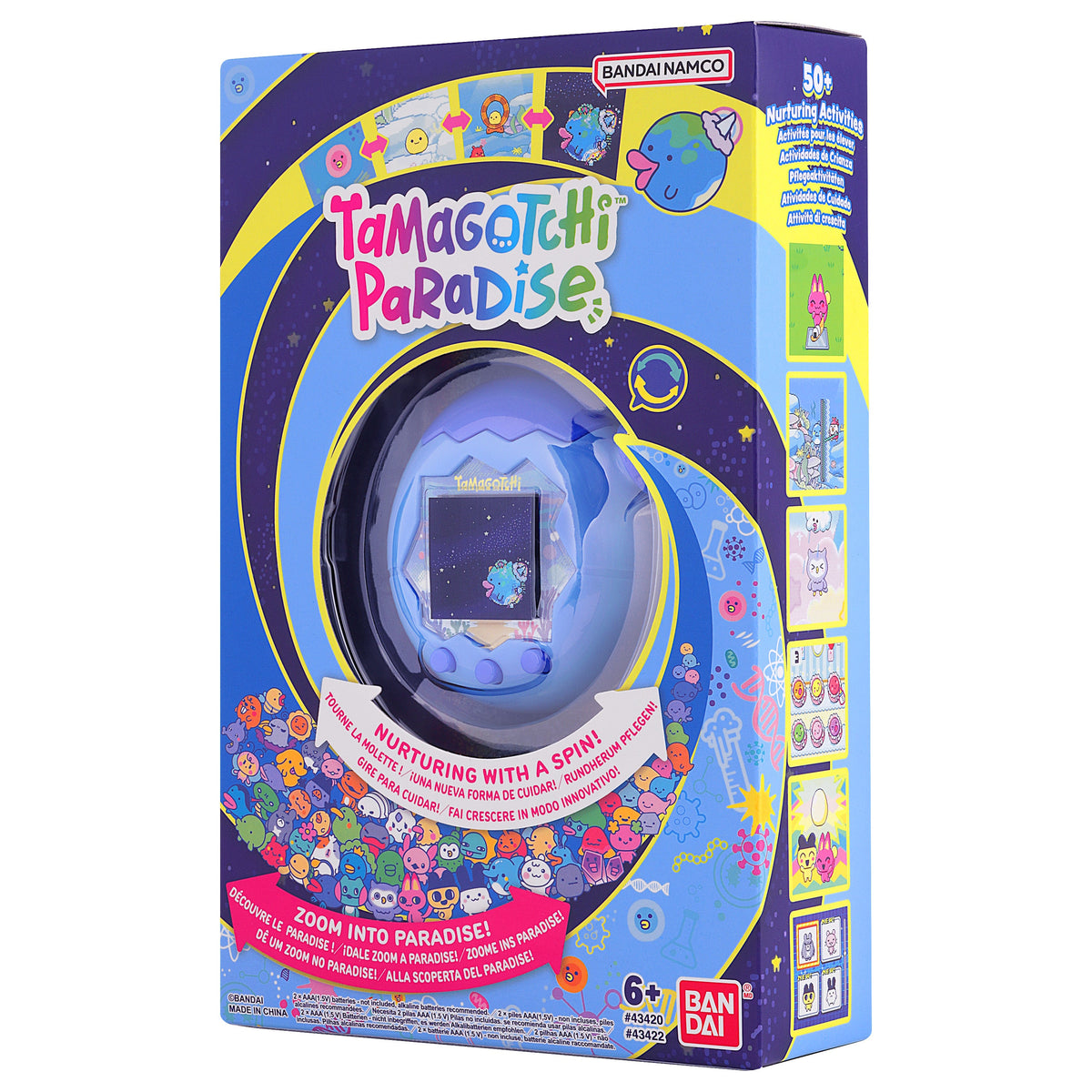 Tamagotchi Original Water Paradise Toys for Kids Battery-Operated