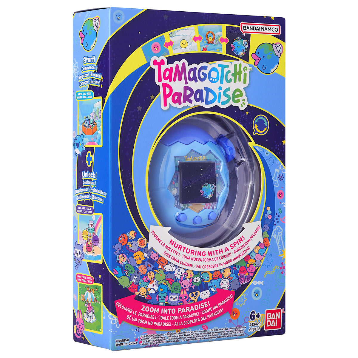 Tamagotchi Original Water Paradise Toys for Kids Battery-Operated