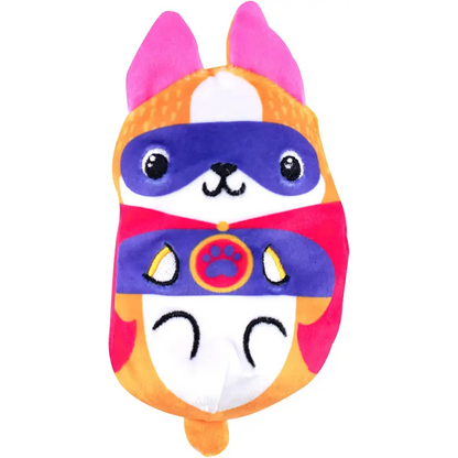 Dogs Vs Squirls Plush Bean 4-Inch