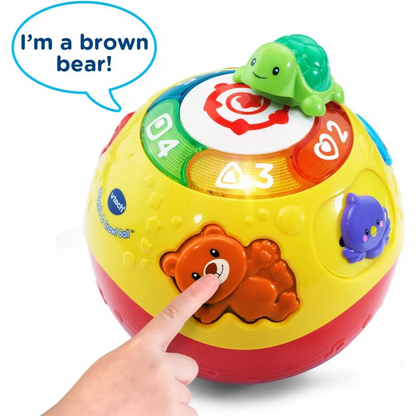 VTech Wiggle Crawl & Learn Ball - Interactive Toddler & Preschool Learning Toy