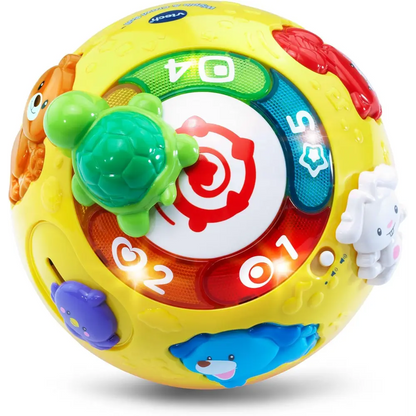 VTech Wiggle Crawl & Learn Ball - Interactive Toddler & Preschool Learning Toy