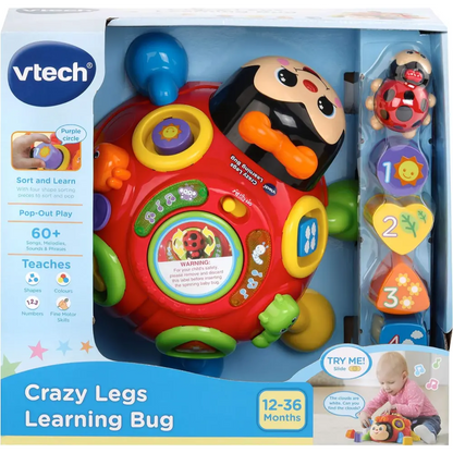 VTech Crazy Legs Learning Bug Pull Along Toy