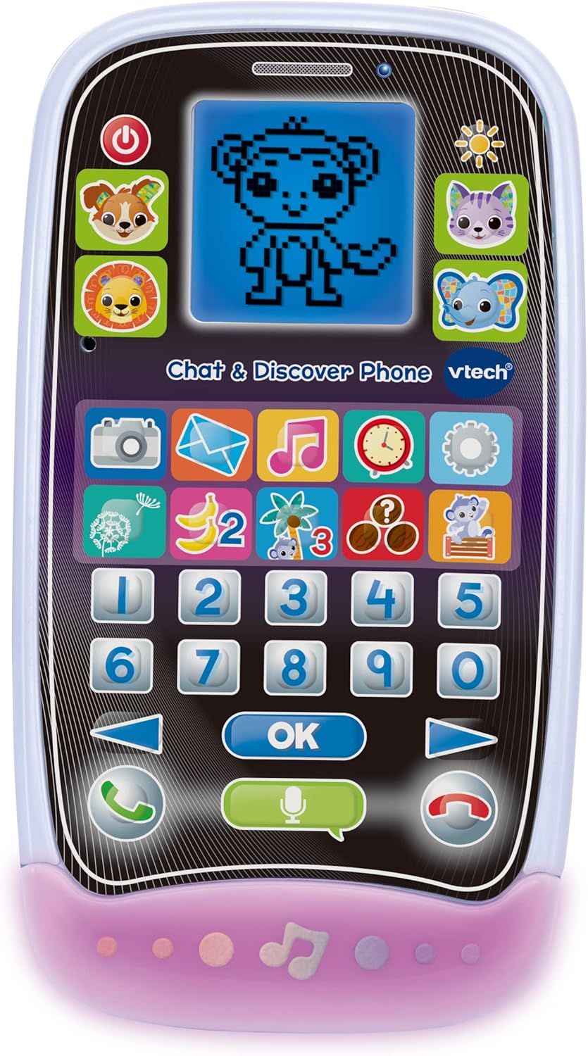 VTech Chat And Discover Phone Battery Operated