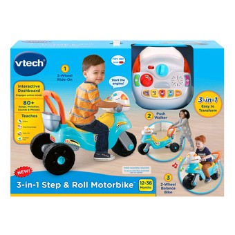 VTech 3-In-1 Motorbike Battery-Operated