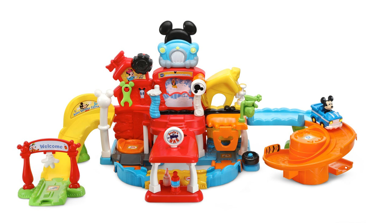 VTech Disney Toot-Toot Drivers Mickey Mouse Repair Centre Playset