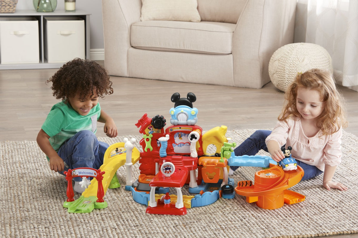 VTech Disney Toot-Toot Drivers Mickey Mouse Repair Centre Playset