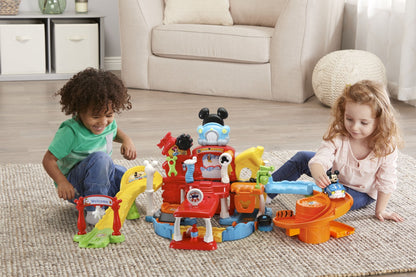 VTech Disney Toot-Toot Drivers Mickey Mouse Repair Centre Playset