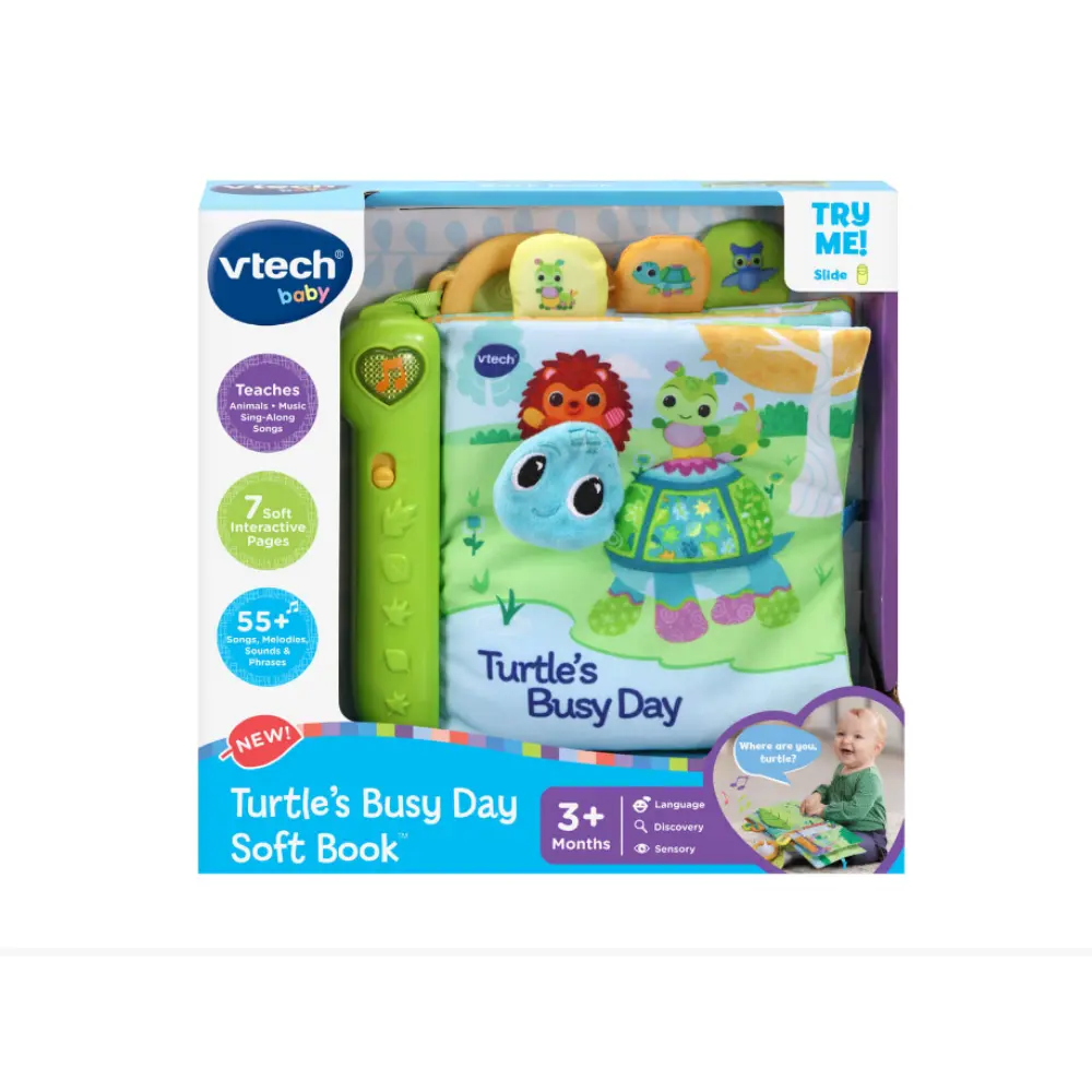 VTech Turtle's Busy Day Soft Book