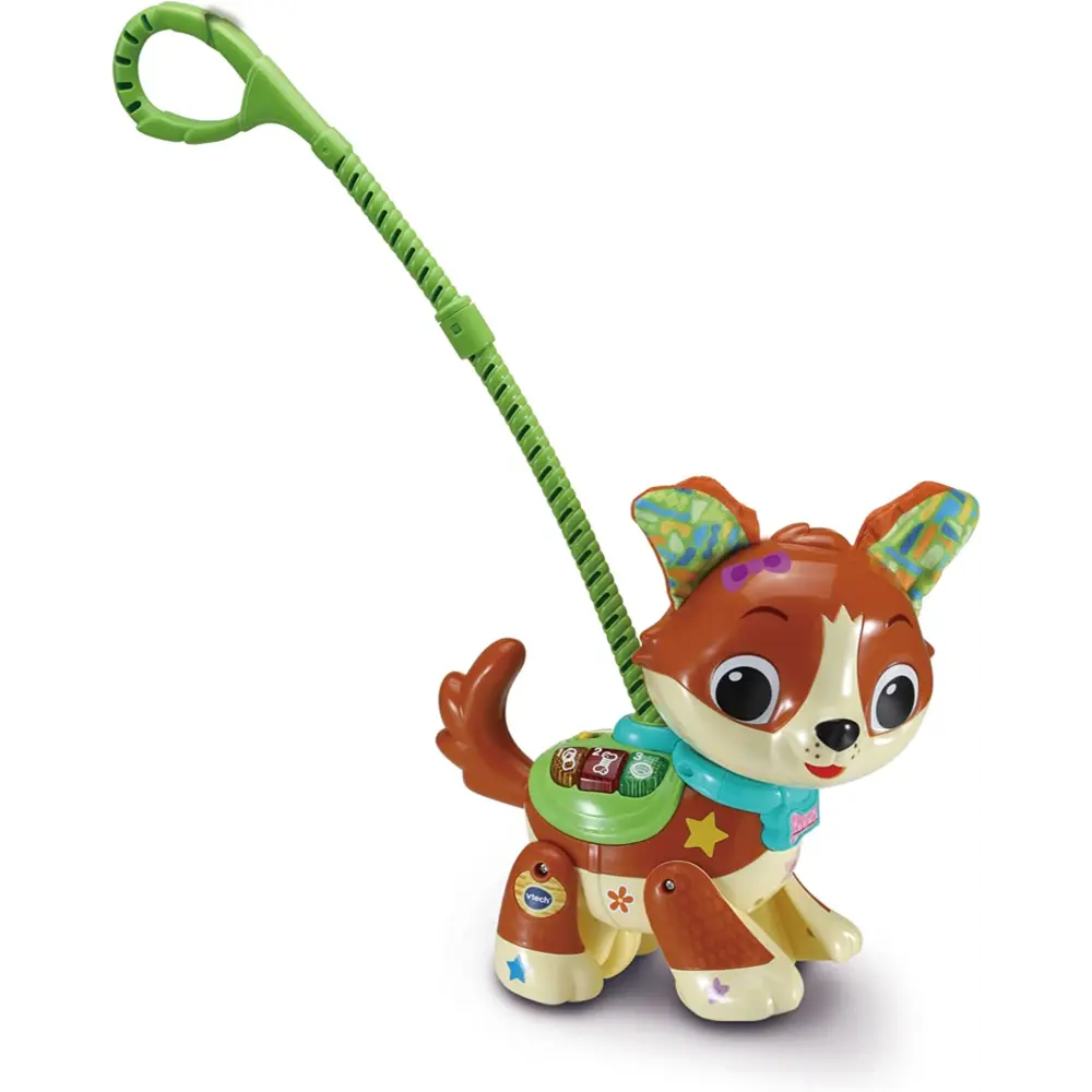 VTech Let's Go Action Pup |Interactive Pretend Play Puppy with Colours & Numbers