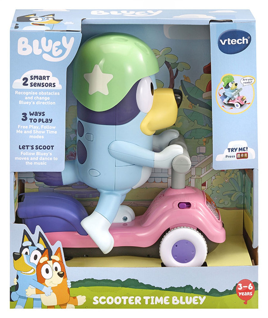 VTech Scooter Time Bluey Scooter Toys for Kids