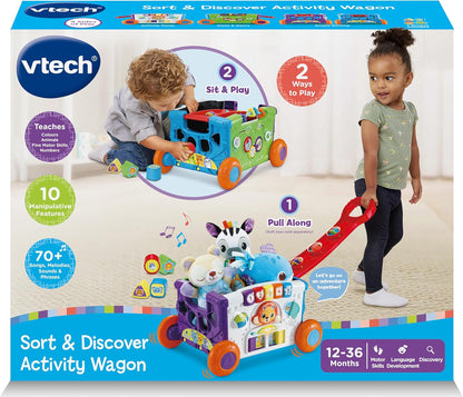 VTech Sort & Discover Activity Wagon Battery Operated