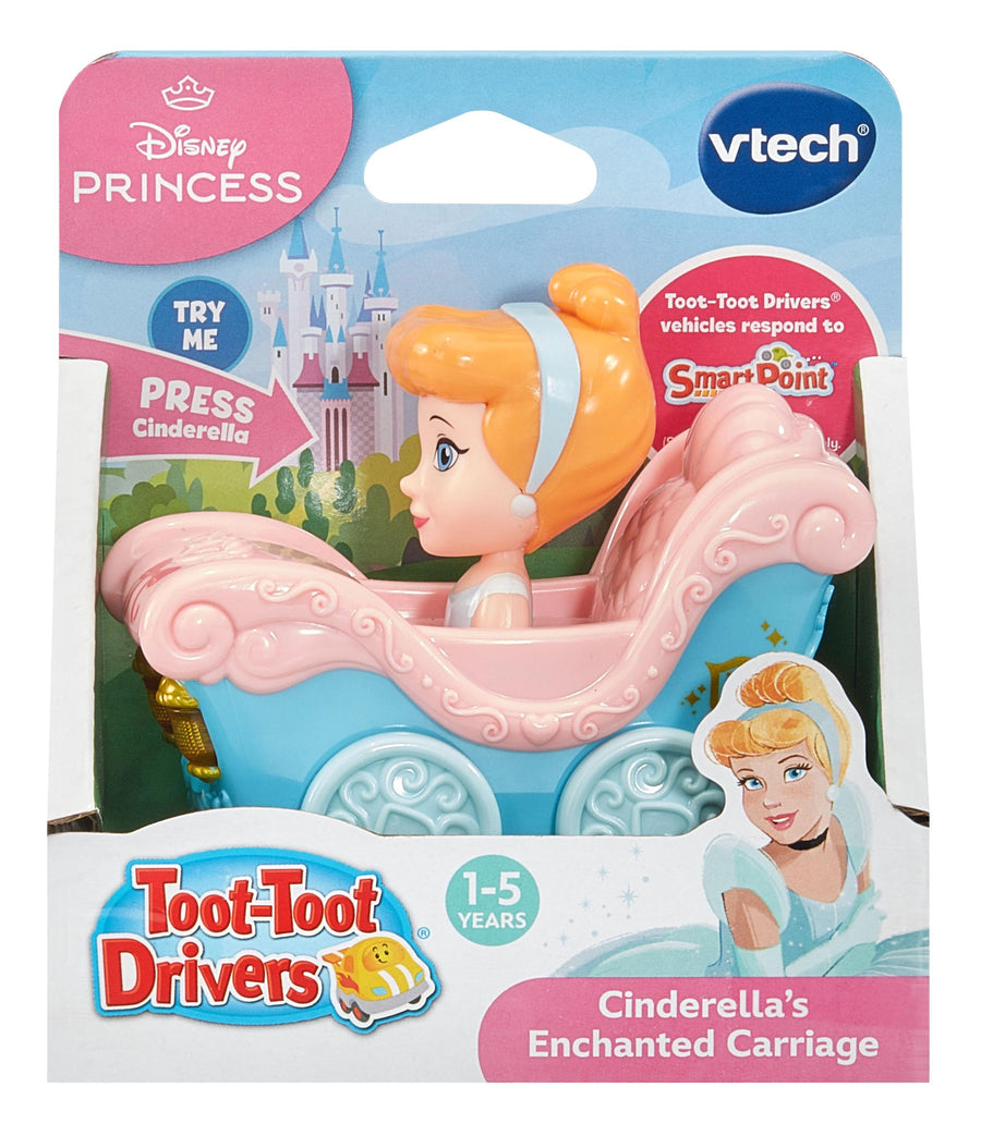 VTech Disney Princess Toot-Toot Drivers Cinderella’s Carriage Pretend Play Vehicle