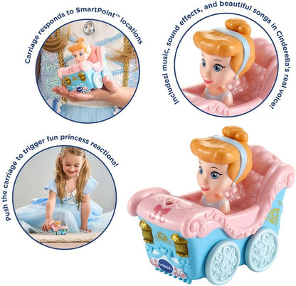 VTech Disney Princess Toot-Toot Drivers Cinderella’s Carriage Pretend Play Vehicle