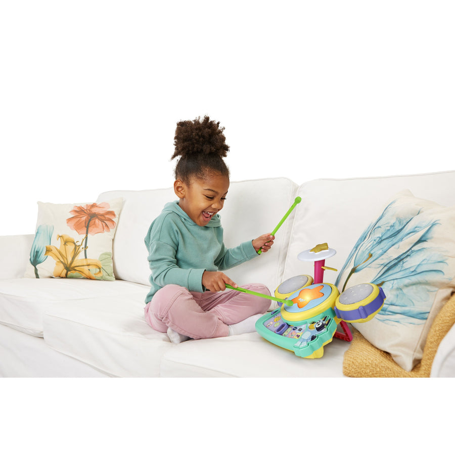 VTech Bluey Hooray Drum Set Interactive Musical Toy