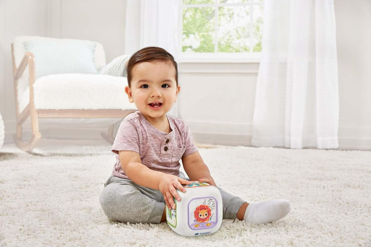 VTech Sensory Sounds Musical Cube Battery Operated