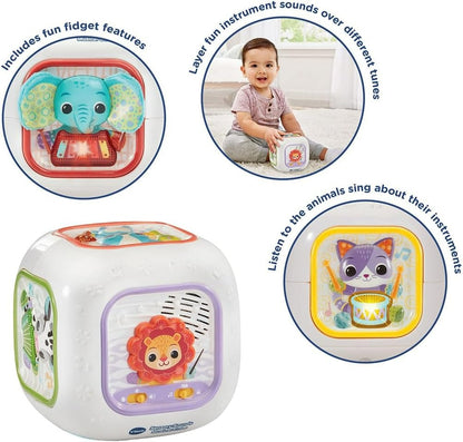 VTech Sensory Sounds Musical Cube Battery Operated