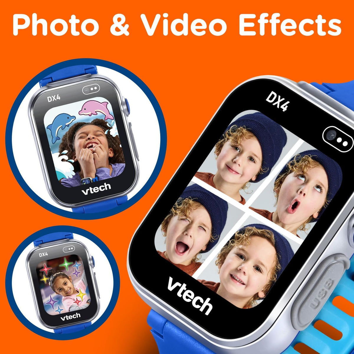 VTech Kidizoom Smart Watch Dx4 Blue Battery-Operated