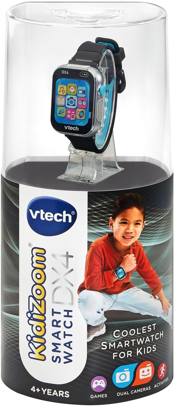 VTech Kidizoom Smart Watch Dx4 Black Battery-Operated