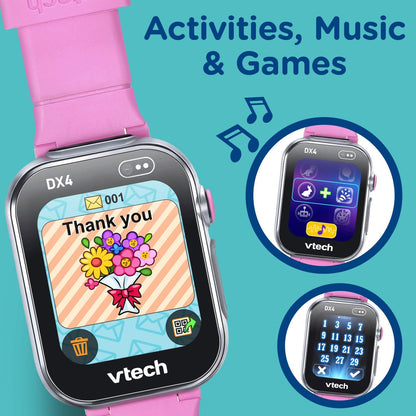VTech Kidizoom Smart Watch DX4 Pink Camera Watch for Kids 4+