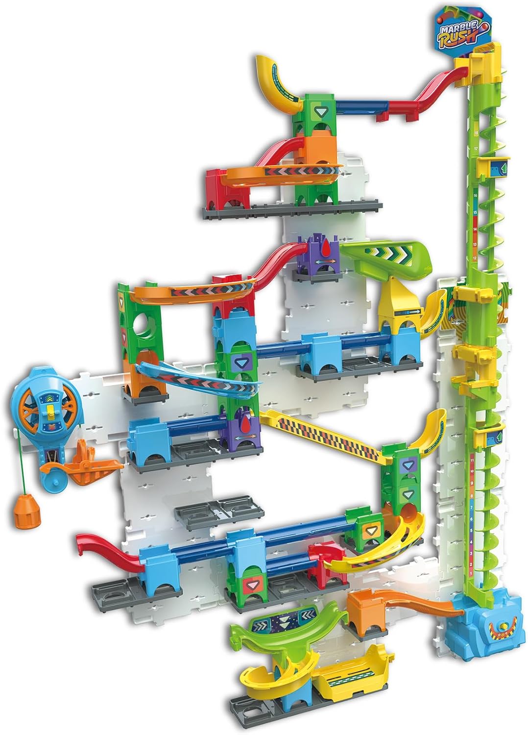 VTech Marble Rush Free Fall Vertical Building Set with Marbles