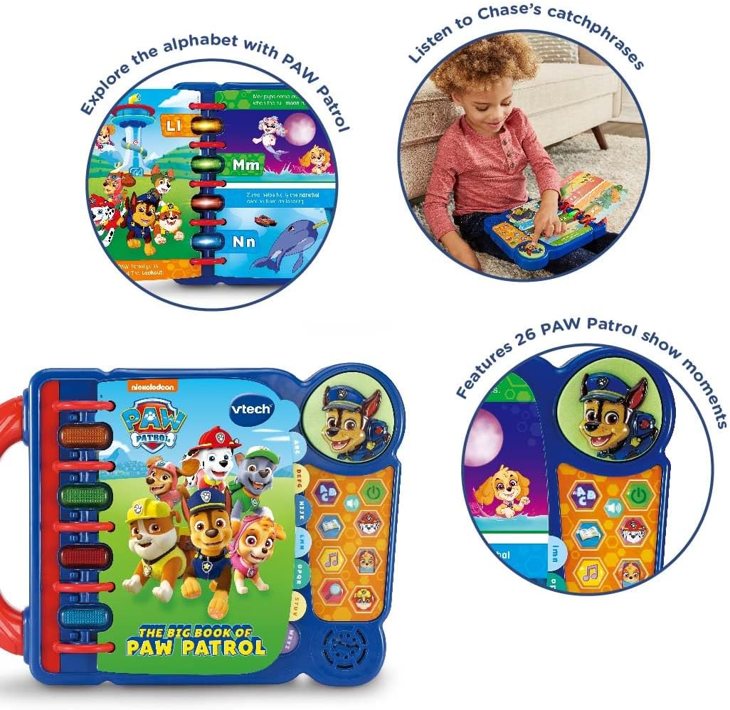 VTech Paw Patrol Interactive Learning Activity Book