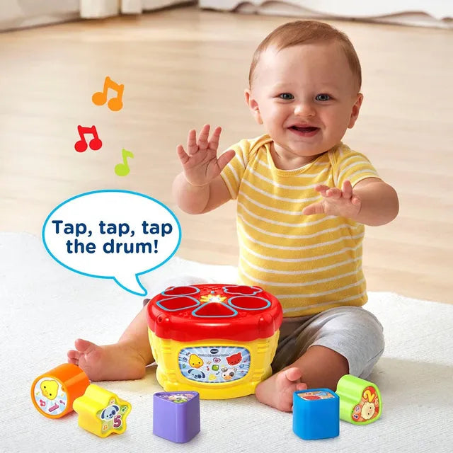 VTech Sort And Discover Drum Battery Operated
