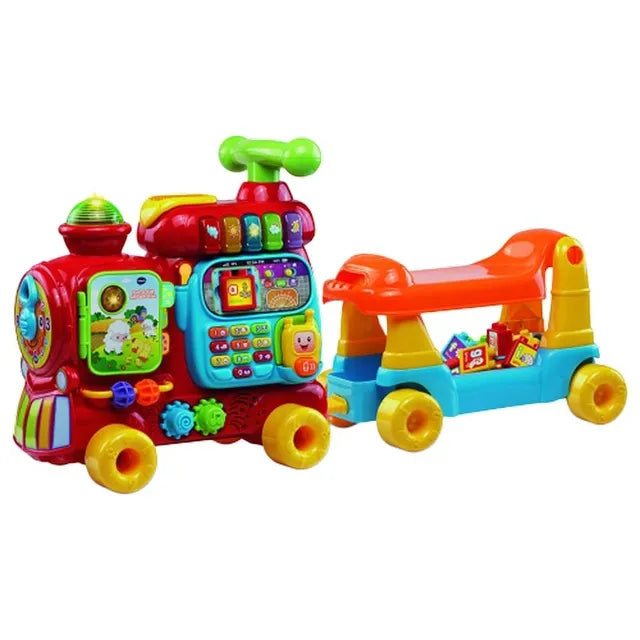 VTech Push & Ride Alphabet Train 4-in-1 Learning Toy