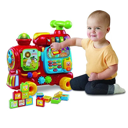 VTech Push & Ride Alphabet Train 4-in-1 Learning Toy