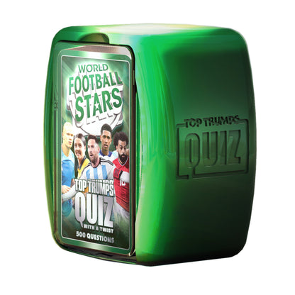 Top Trumps World Football Stars Quiz Game with 500 Football Questions