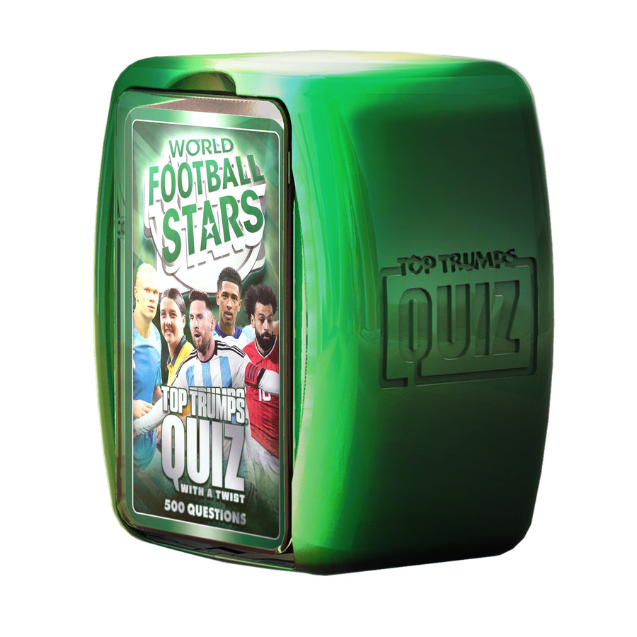 Top Trumps World Football Stars Quiz Game with 500 Football Questions