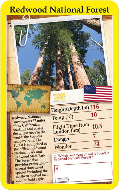 Top Trumps Wonders of the World Educational Card Game for Geography Lovers