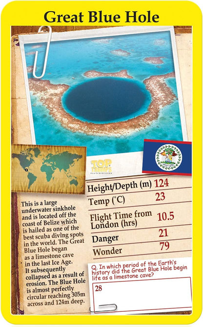 Top Trumps Wonders of the World Educational Card Game for Geography Lovers