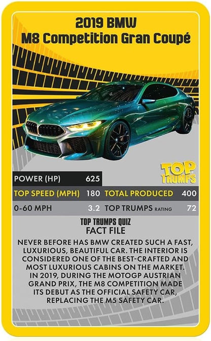 Top Trumps Supercars Portable Educational Card Game