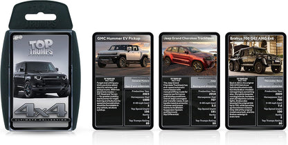 Top Trumps Card Game - 4x4 Edition Featuring Power, Speed & Rare Vehicles