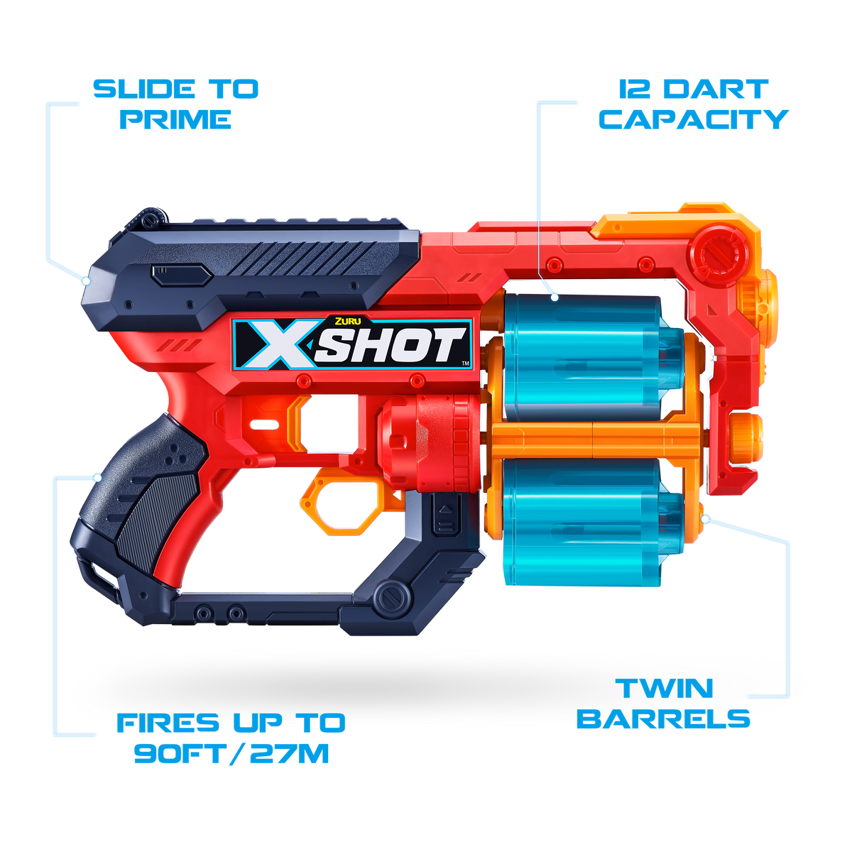 X-Shot Excel Xcess Tk-12 16 Darts