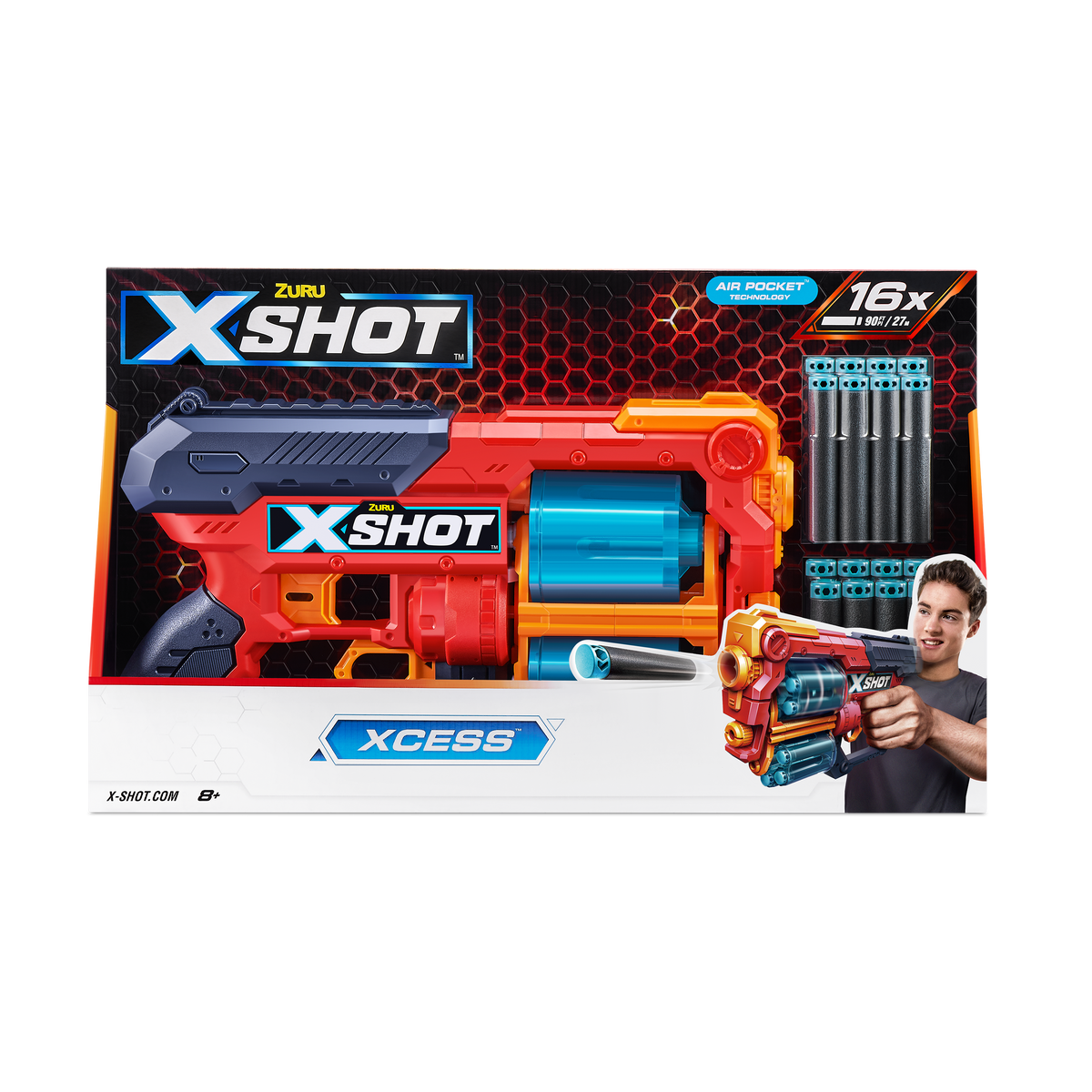 X-Shot Excel Xcess Tk-12 16 Darts