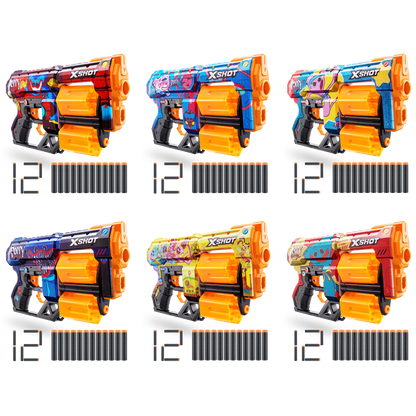 X-Shot Skins Dread Poppy Playtime 12 Darts Series 1