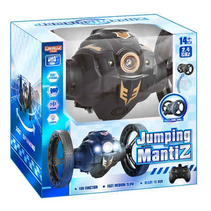 Demoz RC Jumping Mantiz 2.4G Remote-Control Stunt Car with Light & Sound