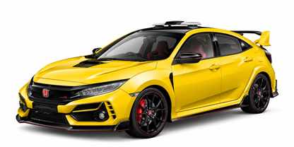 Tomica Honda Civic Type R Race Car 1:64 Scale Die-Cast Toy Vehicle - Collectible Miniature Car