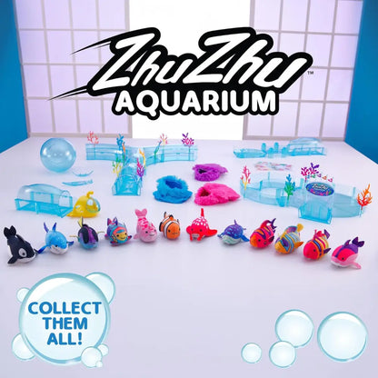 Zhuzhu Aquarium Bubble Ball and Surfboard with Fish