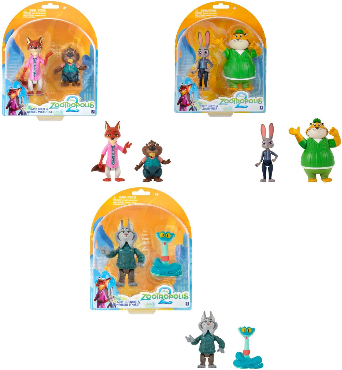 Zootropolis 2 Figure 3 Inch 2 Pack Assortment